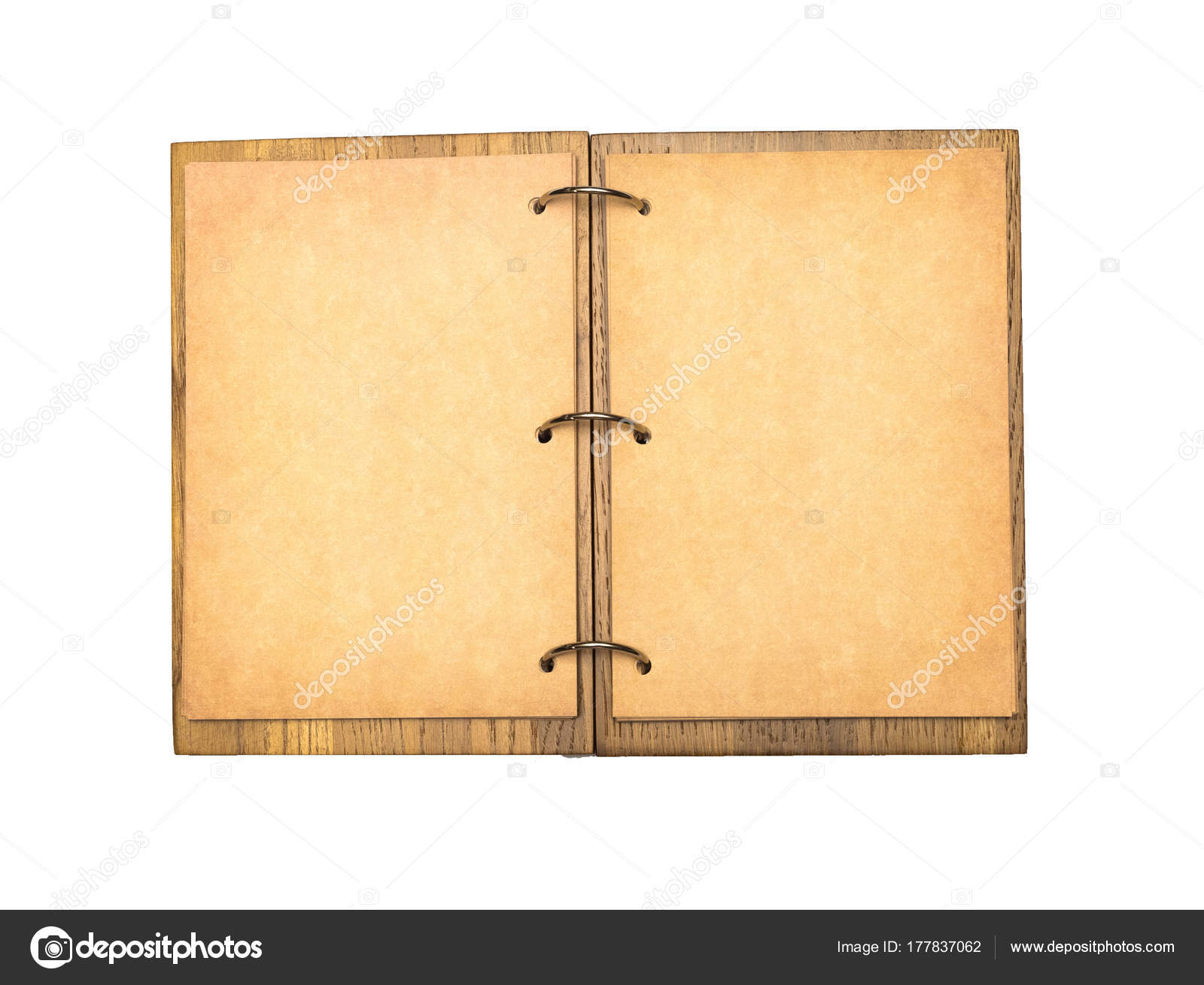 An open scrapbook notebook with a cover made of natural material Stock  Photo by ©mr.eager 177837062